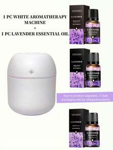 1pc Mini Colorful Aroma Diffuser Humidifier, Suitable For Desk, Multi-Color LED Night Light, USB Powered, For Car/Office/Bedroom, Ultra Quiet, Essential Oil Diffuser, Valentine's Day/Christmas Gift | 1pc Aroma Essential Oil - New - View 21