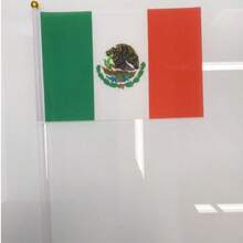 Bộ 10 cờ vẫy tay kỷ niệm World Cup 2026, gồm cờ quốc gia của Mỹ, Canada và Mexico. - Nhiều màu - Xem 6