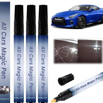Car Scratch Repair Pen, Suitable For Repairing, Restoring, And Polishing Scratches On Car Paint. Ideal For DIY Paint Touch-Up And Repair, Even For Beginners. Easy To Use And Operate.