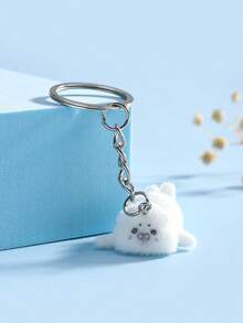 Móc khóa hình hải cẩu nhỏ bằng nhựa hoạt hình dễ thương, Mặt dây chuyền túi xách/điện thoại/móc khóa hình động vật hoạt hình tinh tế đáng yêu, Phụ kiện túi quà tặng tiệc tùng, Phụ kiện túi xách phong cách Goth Y2k, Dây đeo có ngăn đựng thẻ ID, Phụ kiện túi xách - Nhiều màu - Xem 6