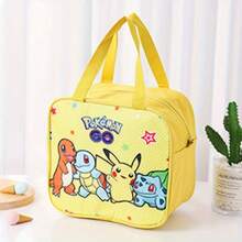 pokemon Túi đựng cơm trưa cách nhiệt, túi đựng cơm hộp hình hoạt hình dễ thương bằng giấy bạc dày, túi xách tay. - Nhiều màu - Xem 3