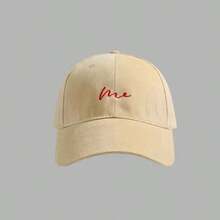 Gorra de béisbol retro estilo estadounidense, gorra casual de unicolor de poliéster con bordado, resistente al viento, protección UV, decorativa y de moda, para primavera/verano, playa - B263 - Ver 8
