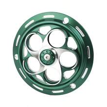 CNC Aluminum Rotating Fan Cover For Vespa Sprint Primavera 150 | Engine Radiator Shroud & Frame Hole Cap | Polished Heat-Resistant Cooler Heat Sink Accent Modification Accessories - A - View 16