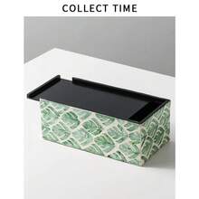 INS Style Light Luxury Natural Shell Decorative Tissue Box, Suitable For Living Room And Dining Room, Creative Desktop Storage - Multicolor - View 10