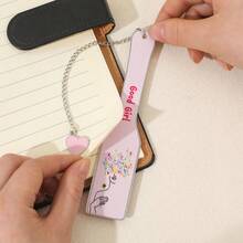 不锈钢白鹅书签，印有“乖女孩”励志语录，是送给女性的理想礼物。 - 均碼 - 查看 11