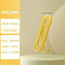 Dây kháng lực tập thể dục, dây hỗ trợ tập luyện sức mạnh cho nam và nữ, dây đàn hồi tập hít xà, dây tập luyện. - dây thun - Xem 13