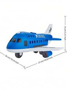 Airplane Toy With Small Car, 7-In-1 Aerial Fire Brigade With Scene Training Map And Fire Safety Warning Signs, Role Play, Perfect Holiday And Birthday Gift For Boys And Girls Aged 3+, Small Figure Airplane Toy - Multicolor - View 10