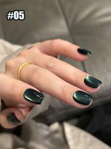 Miss Leia 1-6 Esmalte de uñas en gel de efecto ojo de gato de 15ml para primavera/verano, esmalte de uñas de efecto ojo de gato de alta densidad con blanqueamiento dorado naranja, laca de gel de color popular para principiantes, adecuado para salones, uso doméstico DIY, vacaciones, regalos para damas, suministros de arte de uñas - Multicolor - Ver 18