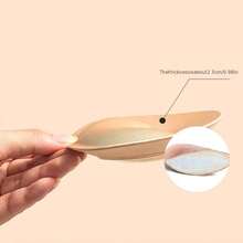 4/2片加厚胸垫，可贴于吊带背心或泳衣，心形提拉，透气，泡沫内衬，三角形胸垫 - 彩色 - 查看 7