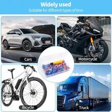 Motorcycle Tire Repair Tool Kit, Including Screwdriver And Vacuum Tire Tool - Multicolor - View 5