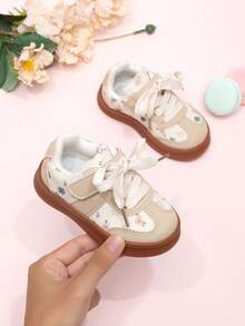 Zapatos para niñas, nuevos zapatos de princesa para niños pequeños, zapatos de suela blanda para niños - Beis - Ver 1