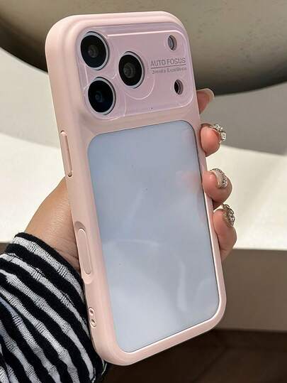Macaronen-farbene transparente stoßfeste Handyhülle für iPhone 17 Pro Max, 13, 14, 15, 16
