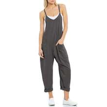Women Outdoor Bodysuits & Jumpsuits - Dark Grey - View 3