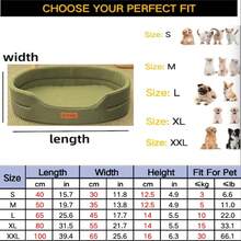 牛津布和羊羔绒材质，防水、防漏、防污、防啃咬、可拆卸可水洗，柔软舒适，保暖的宠物床，适合小型、中型和大型犬猫，四季皆宜，高品质宠物垫，多种颜色可选。 - 彩色 - 查看 26