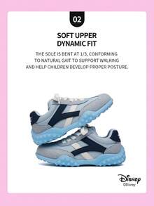 1 đôi giày thể thao trẻ em hợp tác chính thức với Disney, thích hợp cho mặc hàng ngày, lễ hội, thể thao và các hoạt động ngoài trời, thoải mái, chống trơn trượt, bền, thoáng khí (Giày thể thao bé trai, giày trượt ván bé trai, giày thể thao trẻ em, giày thể thao bé gái, giày trượt ván bé gái) - Màu xanh lam - Xem 4