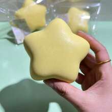 Yellow Lucky Star Squishy Squeeze Toy, Slow Rebound High Cute Stress Relief Toy With Soft Milky Texture - Multicolor - View 5