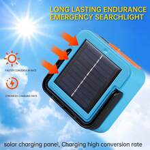 1PC, Solar Collapsible Camping Lantern, Rechargeable LED Portable Light, Multi-Function Emergency Flashlight, 4 Modes, Tent Lamp, High Brightness, Long Lasting, Foldable For Camping Hiking Fishing Emergency Home Use (Including Battery) - LED Camping Light - View 2