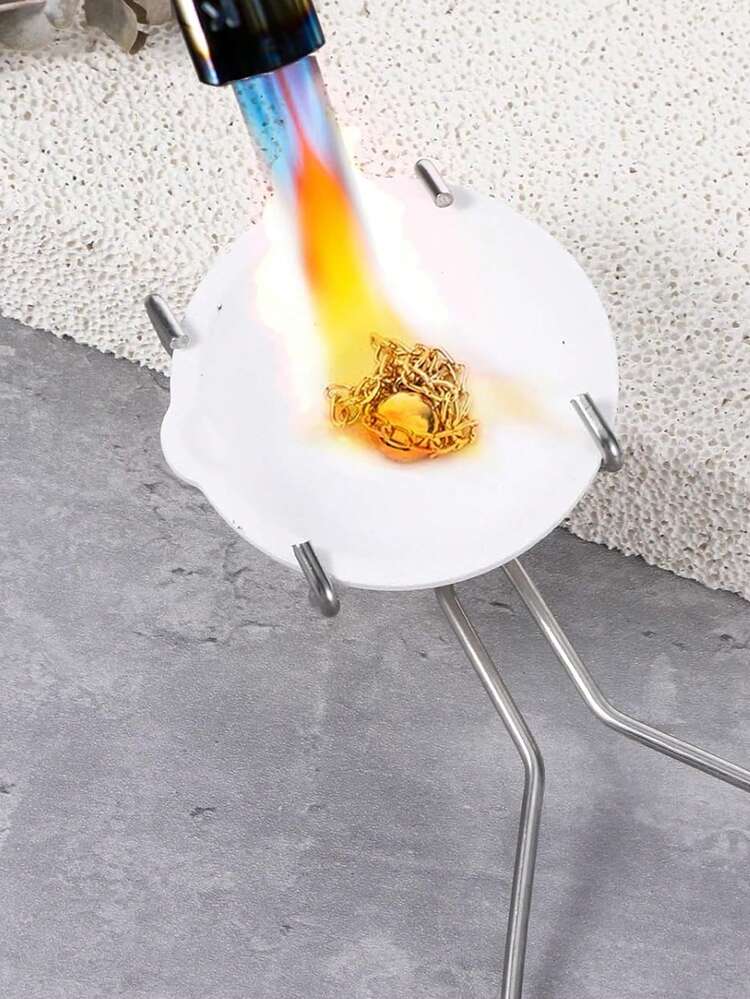 Bộ dụng cụ nung chảy kim loại, nồi nung thạch anh và kìm kẹp, dụng cụ kẹp hợp kim để nung chảy kim loại, dụng cụ làm đồ trang sức, nồi nung, đĩa nung chảy kim loại. - Bát thạch anh nung - Xem 5