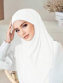 1pc Ready-To-Wear Solid Color Elastic Headband/Headscarf For Women,Beach,Holiday - Multicolor - View 18