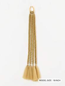 2 chiếc dây buộc tóc màu vàng mới cho bé gái, dây chun buộc tóc, phụ kiện tóc cho trẻ em, băng đô cài tóc, đồ trang trí tóc. - Nhiều màu - Xem 3