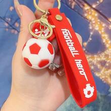 2026 World Cup Keychain, Football Keyring, Suitable For Bag Hanging, Key Hanging, Unisex Gift, Event Souvenir, Graduation Memento, College Style, Ins Style, Graduation Season Essential, Ideal For Car Key Decoration, Bag Pendant, Student Decoration, Cheering For Games, Football Fan Gift, Couple Accessories, Desktop Decor, Collection Memorabilia, 2026 USA Canada Mexico World Cup, Football Elements, Gift - A - View 5