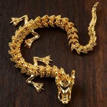 2026新款！金色合金中国龙——精美工艺收藏品。东方龙桌面摆件。幸运符，雕像摆件。中国龙摆件，金属艺术品，爱好者必备！史迪奇玩具 旅行玩具 课堂减压玩具 迷你玩具 洗澡玩具 圣诞文具 减压球 - 彩色 - 查看 2