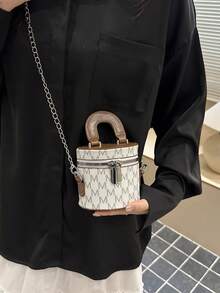 2026 New Arrival Niche High-Quality Makeup Case Box, Mini Lipstick Bag, Shoulder Crossbody Bag, Wholesale For Women - Beige - View 4