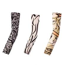 Elastische Tattoo-Armstulpen - UV-Schutz Kühlende Armstulpen - Seidig glatte Fahrrad-Armstulpen - Geeignet für Outdoor-Aktivitäten, Angeln, Radfahren, Wandern. Geeignet für Männer und Frauen - Verschiedenfarbig - Übersicht 13