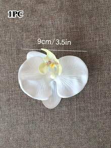 1/3/6/10支装仿真蝴蝶兰蛋糕装饰，逼真假花，适用于蛋糕装饰、婚礼生日派对装饰、DIY配件、派对礼品、主题派对用品 - 彩色 - 查看 17