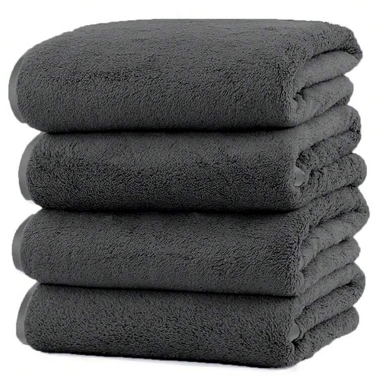 2/4 Packs Hand Towels Set - Highly Absorbent And Quick Drying Microfiber Gym Towels, Premium Wash Cloths For Bathroom, Salon, Gym, Shower, Hotel, And Spa,14*30 Inch - Multicolor - View 10