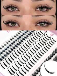 Bộ nối mi D-Curl 592 sợi, 100D/120D/150D 10-16mm, mi giả tự làm từng sợi, mi 3D kiểu Nga, mi dày ấn tượng, mi lông chồn tự nhiên cho trang điểm ấn tượng, trang điểm hàng ngày, cosplay, trang điểm lộng lẫy và sử dụng hàng ngày, nhỏ gọn tiện lợi cho sử dụng hàng ngày hoặc đi chơi, hộp đựng mi đơn dung lượng lớn, phù hợp cho người mới bắt đầu, lý tưởng cho việc tự trang điểm mắt thanh lịch hàng ngày, mi nhẹ và có thể tái sử dụng, phù hợp cho du lịch và các dịp hàng ngày, mi chùm, mi giả từng sợi, mi nhân tạo. - Nhiều màu - Xem 6