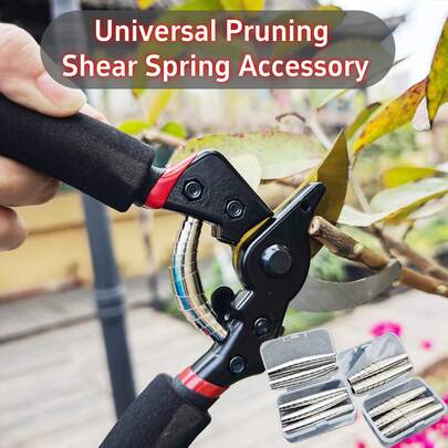 10/5/3pcs High Carbon Steel Pruning Shear Spring Set, Universal Garden Pruner Replacement Springs With Storage Box, High Toughness Non-Rust Cylindrical Springs, Gardener & Landscaper Tools