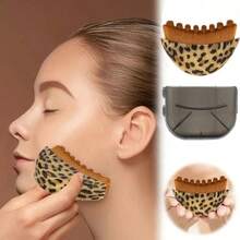 Luxury Large Body Brush For Face & Lymphatic Drainage – Premium Women's Day Gift, Fashion Cleaning Tool For Daily Spa & Party Glam - Brown - View 2