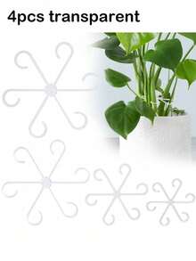 4入植物防倒伏支撐樁，綠色植物支撐/花卉水耕固定架/植物莖幹架/花盆架，專為園藝花卉與綠色植物設計，適用於龜背竹、杜鵑花、水耕系統-攀爬莖、藤蔓、開花植物-花盆與土壤專用園藝固定樁，夾扣系統，支撐系統 - 均碼 - 查看 13