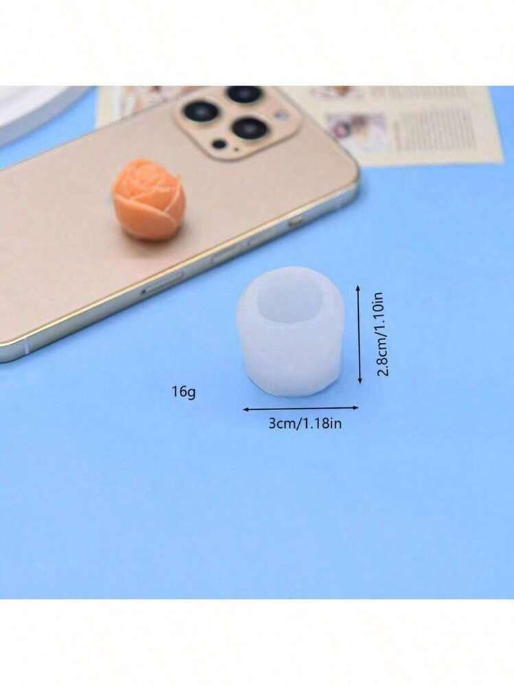 Rose Flower DIY Handmade Plaster Aroma Stone Multifunctional Silicone Mold, Stylish Design - Flowers - View 4