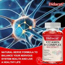 Vitamin B Complex Supplement - 120 Capsules - Added Biotin - Supports Brain And Nervous System Health And Maintains Energy Levels. Suitable For Both Men And Women. - 1瓶 - 查看 4