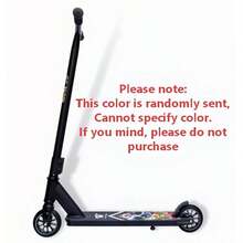 360° Rotating Stunt Scooter / ABEC-7 Bearings / Suitable For All Skill Levels / BMX Sport Bicycle / Random Color - Multicolor - View 4