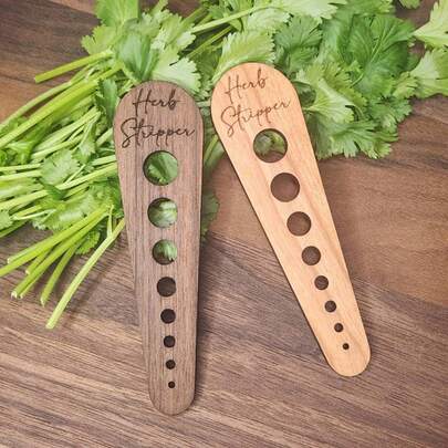 Dụng cụ bóc lá rau bằng gỗ, dụng cụ nhà bếp gia dụng, dụng cụ bóc lá bằng gỗ xốp.