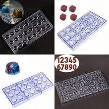 34pcs Chocolate Mold Set With 100pcs Chocolate Lollipop Sticks, Home Kitchen Chocolate Candy Baking Tools, Pastry Making Supplies - Clear - View 5