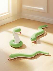 Đồ chơi tương tác cho mèo, bao gồm gối nhồi bông phát ra tiếng kêu, đồ dùng cho thú cưng, đồ chơi cho mèo, đồ chơi cho chó, thú nhồi bông, rắn giả, que gặm cho mèo con, đồ dùng cho thú cưng. - Xem 7