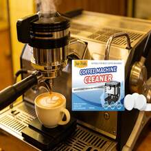 1 Box Coffee Machine Descaling Tablets, Coffee Maker Cleaning Effervescent Tablets For Espresso And Drip Coffee Machines - Powdery - View 4