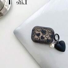 心形防摔保护壳，兼容苹果蓝牙耳机，防刮防震，兼容苹果蓝牙耳机充电盒 - 彩色 - 查看 2