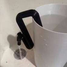 1pc Overflow Pipe, Outdoor Overflow Pipe 3D Printing Bucket Hose Barrel Edge Bracket Tool - A - View 6