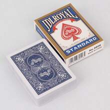 一套大号自行车图案扑克牌，大字印刷，易于阅读，适合家庭纸牌游戏和赌场游戏 - 彩色 - 查看 10