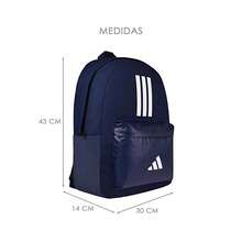 BACKPACK UNISEX ADIDAS IS7041 TEXTIL AZUL - Azul - Ver 5