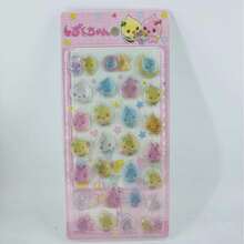 Popular 3D Solid Crystal Epoxy Resin Cartoon Star Water Drop Stickers, Retro Style - Multicolor - View 4