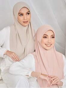 1pc Ready-To-Wear Solid Color Elastic Headband/Headscarf For Women,Beach,Holiday - Multicolor - View 2