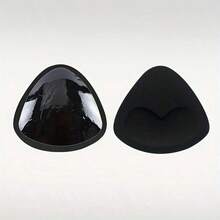 4/2片加厚胸垫，可贴于吊带背心或泳衣，心形提拉，透气，泡沫内衬，三角形胸垫 - 彩色 - 查看 4