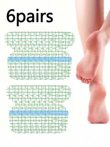 24片装隐形防汗鞋跟垫 - 透气缓冲修复干裂鞋跟，保湿修复材料，无需粘贴设计，二合一高跟鞋防摩擦垫，透明隐形防滑防摩擦足垫（24/12/6/1片装可选） - A - 查看 13