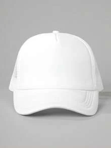 1pc Solid Color Drawstring Mesh Cap, Adjustable Outdoor Sun Protection Casual Hat Suitable For Spring/Autumn Travel Beach Vacation, Unisex Y2K Style Cap,Summer,Holiday,Festival - Baseball Cap - View 18